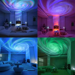 LED Galaxy Projector Light Colorful Galaxy Sky Projector Bedroom Night Light Kids Room Decoration