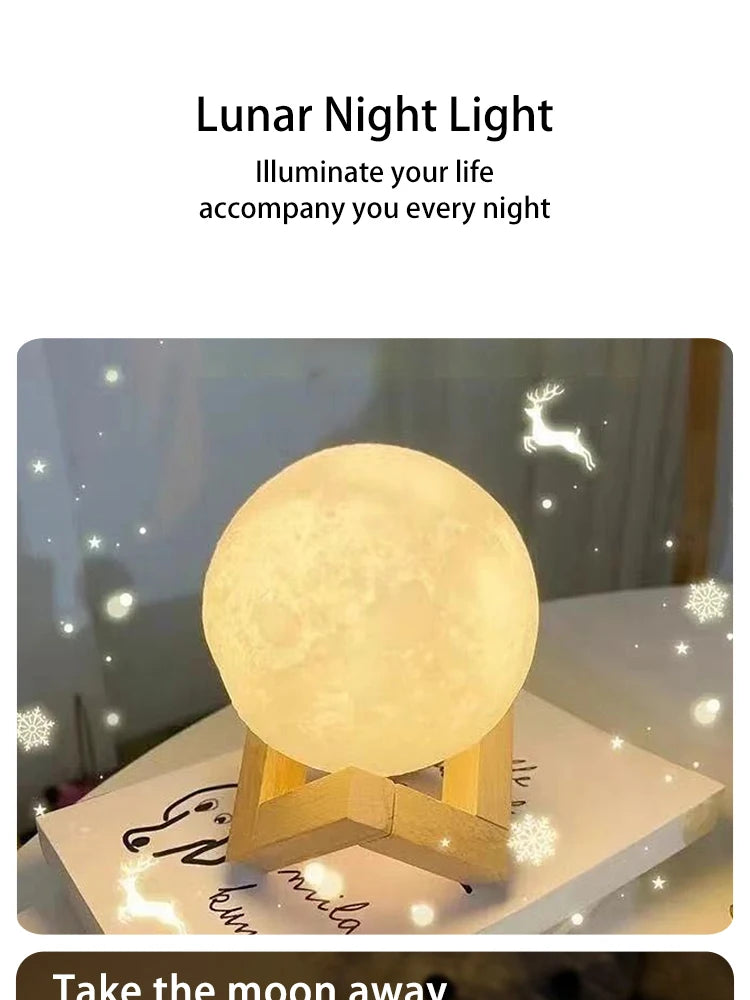 8 cm DIY Planet Lamp – Moon & Galaxy Night Light