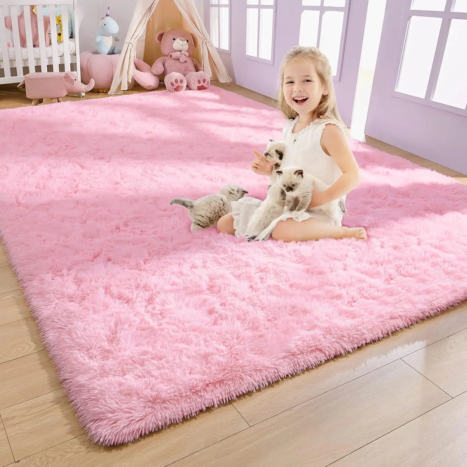 Plush Carpet For Living Room Sofa Floor Cushions