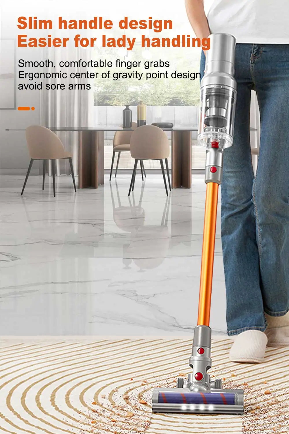 ABIR VC205 Cordless Handheld Vacuum Cleaner