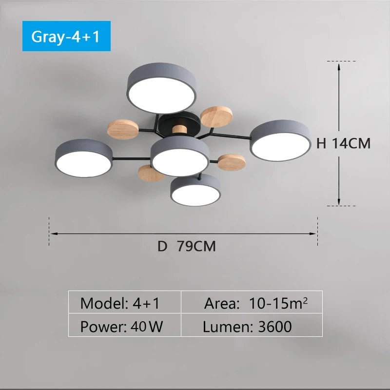 Modern 3 Different Colors LED Chandelier suitable for Living room Bedroom Hotel  Study room Home decoration indoor Lighting