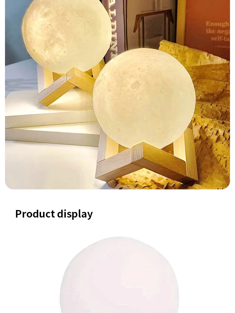 8 cm DIY Planet Lamp – Moon & Galaxy Night Light