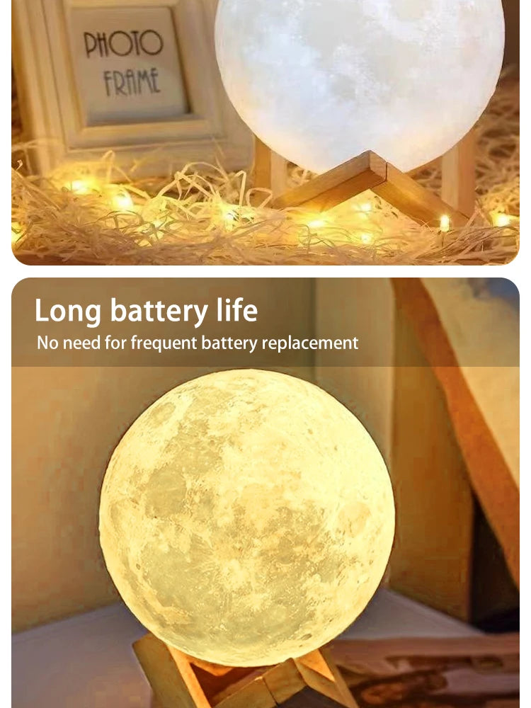 8 cm DIY Planet Lamp – Moon & Galaxy Night Light