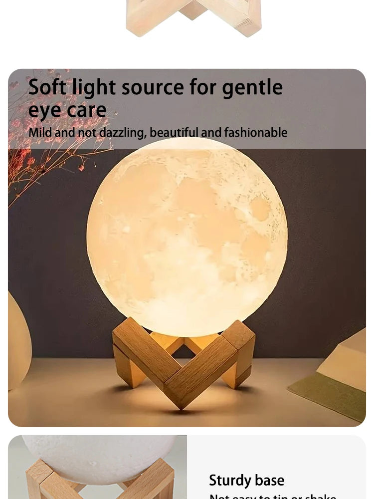 8 cm DIY Planet Lamp – Moon & Galaxy Night Light