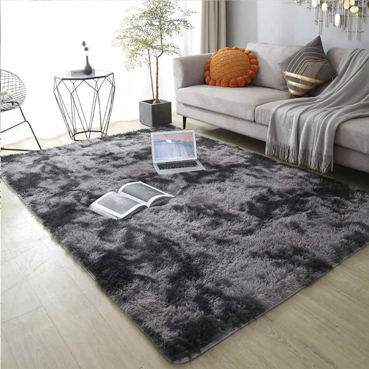 Plush Carpet For Living Room Sofa Floor Cushions