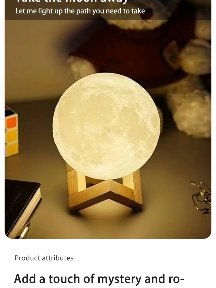 8 cm DIY Planet Lamp – Moon & Galaxy Night Light