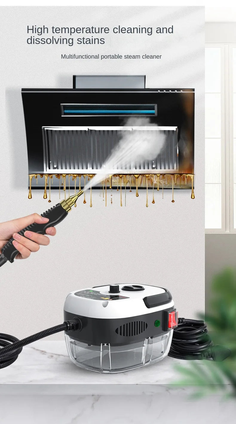 Steam Cleaner High Temperature Sterilization Air Conditioning Kitchen Hood Home /Car Steaming Cleaner