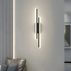 Modern LED Wall Lamp Wall Sconces Copper Line Pipe Acrylic Lampshade Indoor Lighting for Living Room Corridor Light Fixture